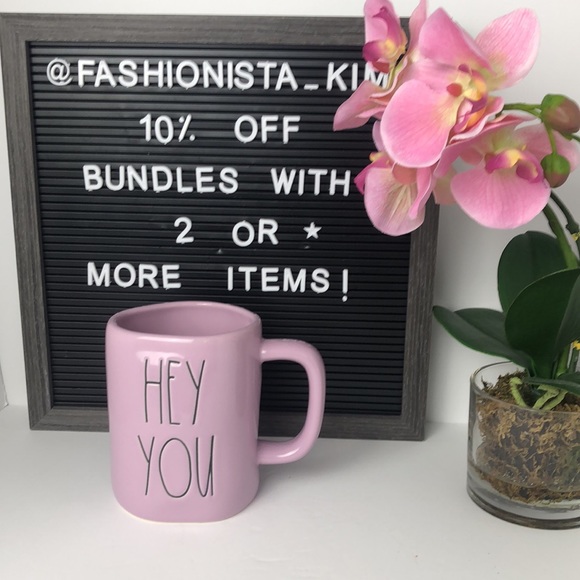 Rae Dunn HEY YOU purple mug - Picture 7 of 9